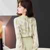 木耳边碎花雪纺衫女上衣2024春装新款小衫长袖女衬衣1786 商品缩略图4