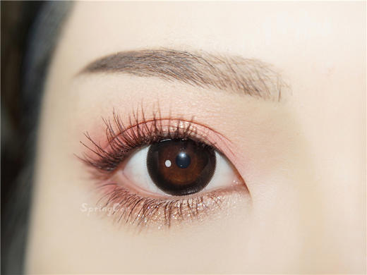 SPRINGCON 初恋黑 年抛直径14.5mm日常美瞳 黑色 商品图2