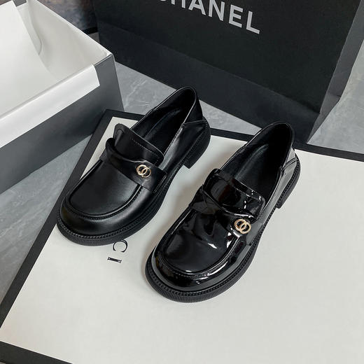 Hawdweke-新款英伦风一脚蹬乐福鞋系列绑带多款式可选 商品图2