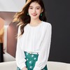 雪纺衫女上衣2024春装新款时尚通勤洋气小衫长袖女衬衣1767 商品缩略图0