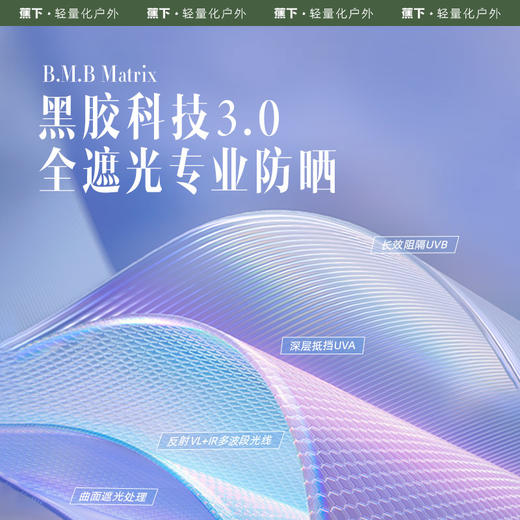 蕉下纭际系列贝壳女士户外防晒空顶帽 商品图1