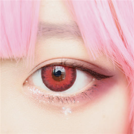 DOYA 凌空の目 年抛Cos美瞳 朱砂红｜山奈灰｜苏荷橙｜青绾蓝｜青凤绿 商品图2