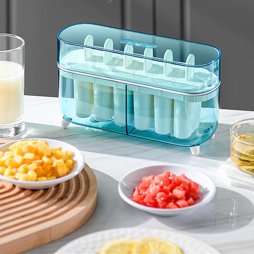 【随心搭配！自制雪糕DIY磨具】雪糕自制更健康，六格设计，满足不同口味，雪糕易脱落冰块老冰棍制作冰淇淋模具 商品图1