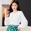 雪纺衫女上衣2024春装新款时尚通勤洋气小衫长袖女衬衣1767 商品缩略图1