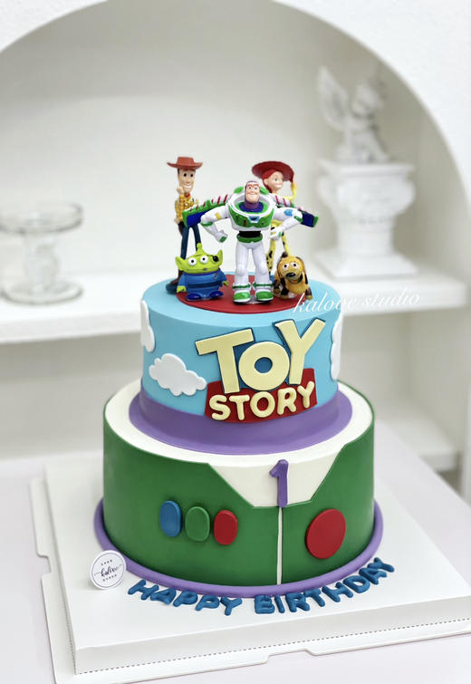 巴斯光年玩具总动员男孩男生周岁蛋糕 商品图0