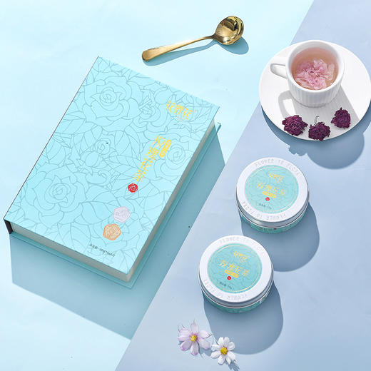 玫瑰花冠茶 茶书礼盒15g*2 商品图4