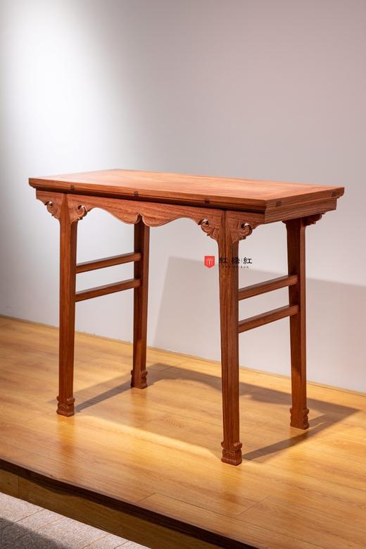 红桥红  家具严选  缅甸花梨（大果紫檀）【90 拍卖款 插肩榫平头案 纪念款】 商品图1