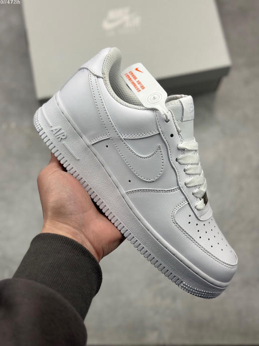 夏日特惠💰300 官方同步 Nike Air Force 1 Low '07 “全白”低帮空军一号休闲板鞋 商品图0