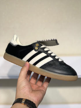 夏日特惠💰350 WALES BONNER x adidas originals Samba 头层真马毛 徳训 耐磨低帮板鞋 男女同款