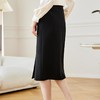开叉半身裙女2024春装新款高腰显瘦直筒裙中长裙包臀裙605 商品缩略图3