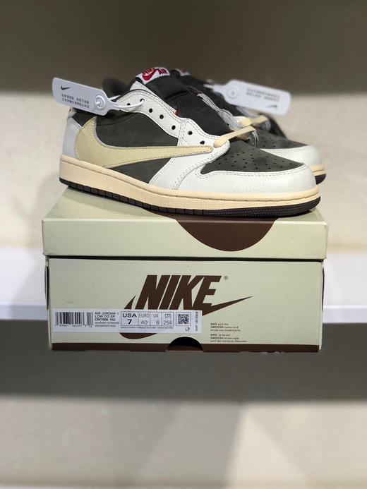 夏日特惠💰430 公司级 # Travis Scott x Air Jordan AJ1 Low OG SP TS联名倒勾低帮 商品图4