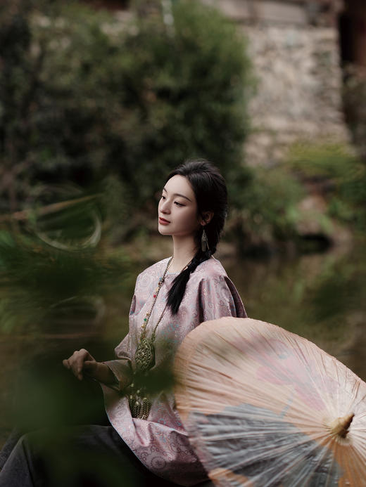 盛唐婧 |真丝宋锦宝相花外套 商品图4