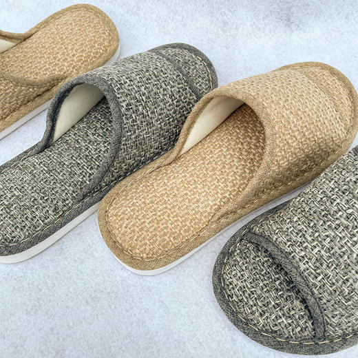 【2双立减20】 泗州中草药拖鞋 21味草本 非遗传承 专利认证 透气涤麻 两色可选 男女同款 36~41码  商品图7