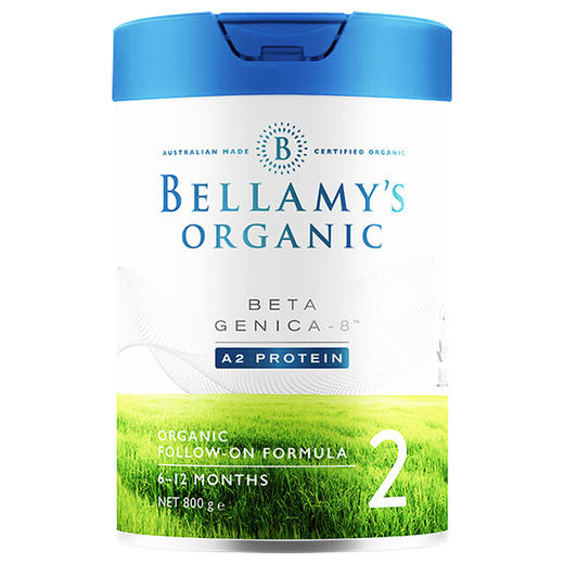 【保税】澳洲 白金版贝拉米（BELLAMY'S ）有机A2奶粉 1段2段3段4段800g 罐装新包装 保税仓现货 商品图2