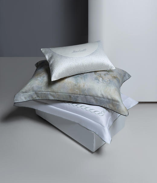 利路米家纺春季新款百支天丝棉印花四件套 醉星河--云石绿 商品图6