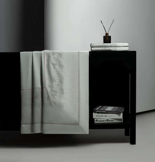 利路米家纺24年新款百支匹马棉四件套 艾琳（夏云灰） 商品图7