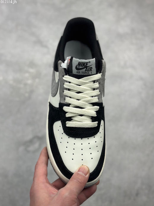 夏日特惠💰430 新品出货 公司级 Nike Air Force 1 Low ’07 灰黑 麂皮空军一号低帮休闲板鞋 商品图1