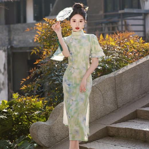 复古优雅中国风，新中式改良旗袍BJS-2052 商品图3