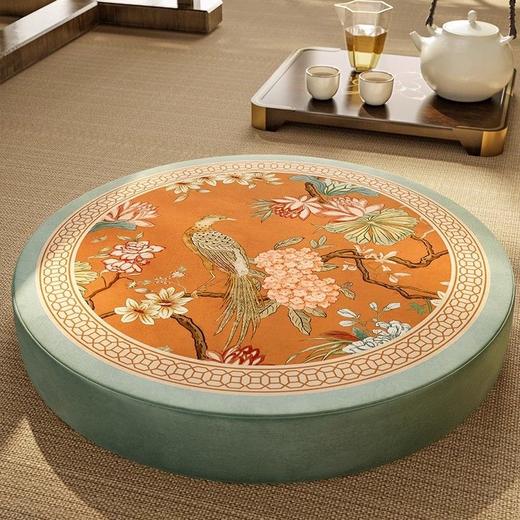 【预售10天】蒲团坐垫榻榻米阳台看书坐墩拜垫跪垫家用客厅地毯地板垫子山绣球 商品图1