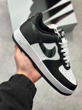 夏日特惠💰430 公司级 # NIke Air Force 1 '07 Low “白黑镜面” 空军一号 低帮 运动鞋 休闲鞋