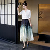 简约新中式，圆领上衣搭配马面裙两件套HR-SNX2936-2 商品缩略图8