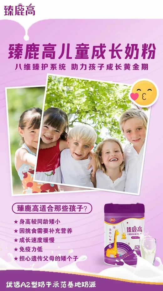 臻鹿高儿童成长奶粉一罐298元，活动第二罐80元，共两罐378元. 商品图4
