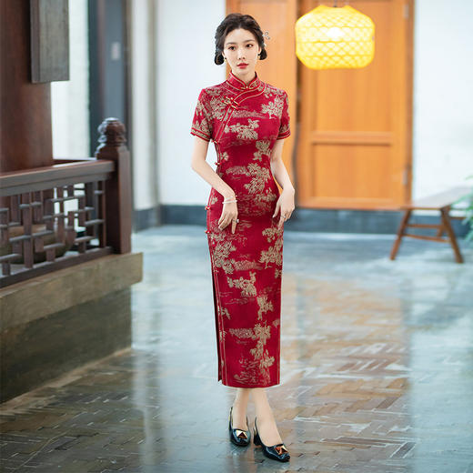 日常年轻款改良连衣裙显瘦春夏季旗袍高品质SYG798 商品图2