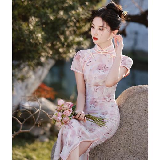 复古优雅中国风，新中式改良民国旗袍BJS-2059 商品图2