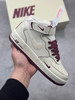 夏日特惠💰470 小红书爆款 官方同步ID定制 原装版本 Nike Air Force 1 MID '07 “酒红珠光”小勾空军一号中帮休闲板鞋 商品缩略图0