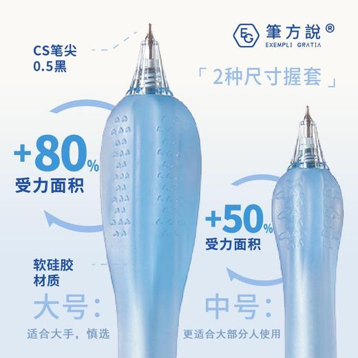 减负按动中性笔 2只装 速干顺滑刷题笔矫正握姿学生考试用ins颜值 商品图5