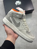 夏日特惠💰470 官方同步发售 公司级 Nike Air Force 1 'Mid 07 灰橙麂皮 空军一号中帮休闲板鞋 商品缩略图0