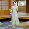 新中式设计感假两件，小清新度假风连衣裙HR-NSYZ2509 商品缩略图2