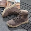 超轻户外战狼同款马丁靴男夏款透气军训高帮鞋男款中帮工装特种兵 商品缩略图8