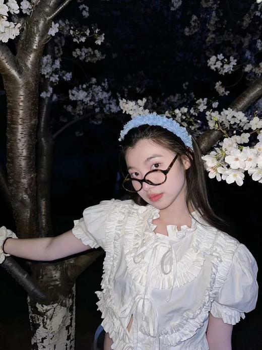 M家知识分子椭圆板材眼镜框平光镜（不防蓝光） 商品图9