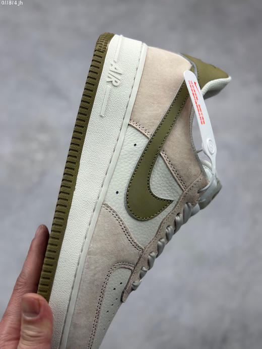 夏日特惠💰430 公司级 Nike Air Force 1 Low ’07 米白棕绿配色 空军一号低帮休闲板鞋 商品图5