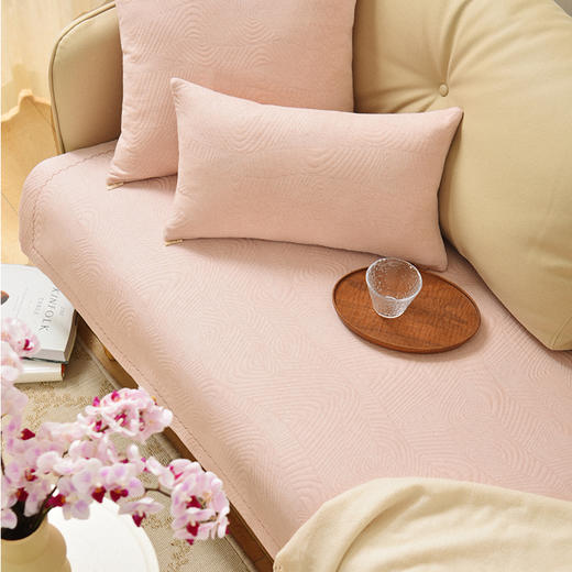 水波纹系列沙发巾棉四季通用高端轻奢防滑 商品图2
