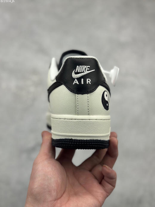 夏日特惠💰430 新品出货 公司级 Nike Air Force 1 Low ’07 米白黑 空军一号低帮休闲板鞋 商品图7