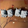 手工石狮麒麟文房笔搁笔架镇纸创意文房摆件 商品缩略图2