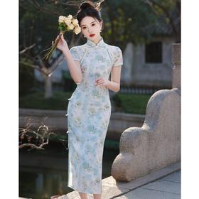 复古优雅中国风，新中式改良民国旗袍BJS-2059