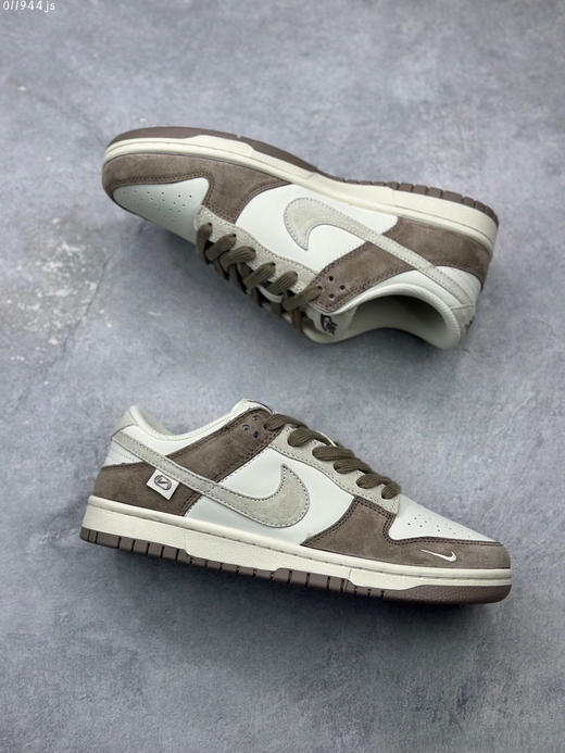 夏日特惠💰470 海外爆款限量发售 公司级 Nike SB Dunk Low “灰棕猪八” 周年高端定制 低帮休闲板鞋 商品图4