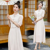 新中式设计感假两件，小清新度假风连衣裙HR-NSYZ2509 商品缩略图1