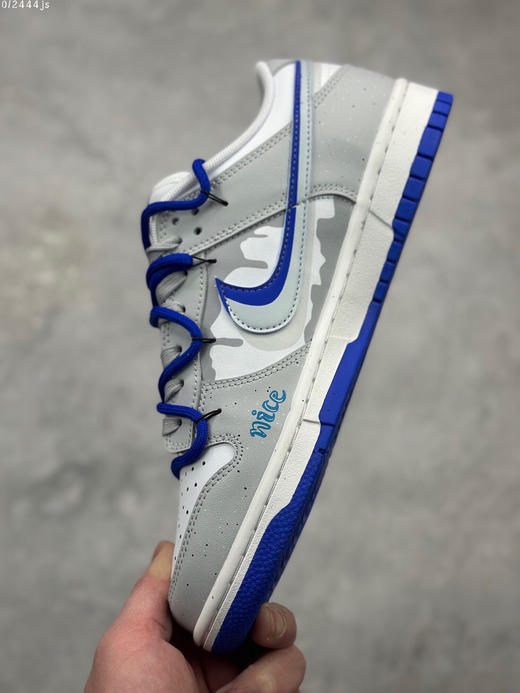 夏日特惠💰460 Nike Dunk Low 绑带定制 灰宝蓝
此款设计灵感来源于轻定制 商品图6