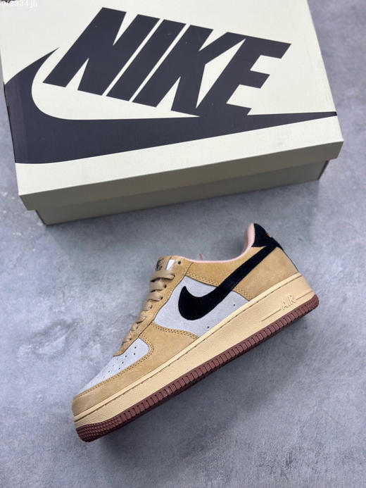 夏日特惠💰460 公司级 Nike Air Force 1 07 Low “灰黑” 小麦全麂皮秋冬 空军一号低帮休闲板鞋 商品图2