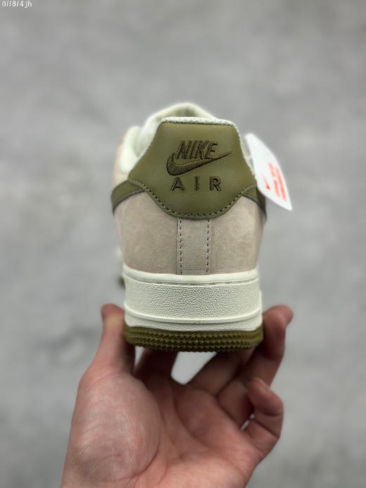 夏日特惠💰430 公司级 Nike Air Force 1 Low ’07 米白棕绿配色 空军一号低帮休闲板鞋 商品图7