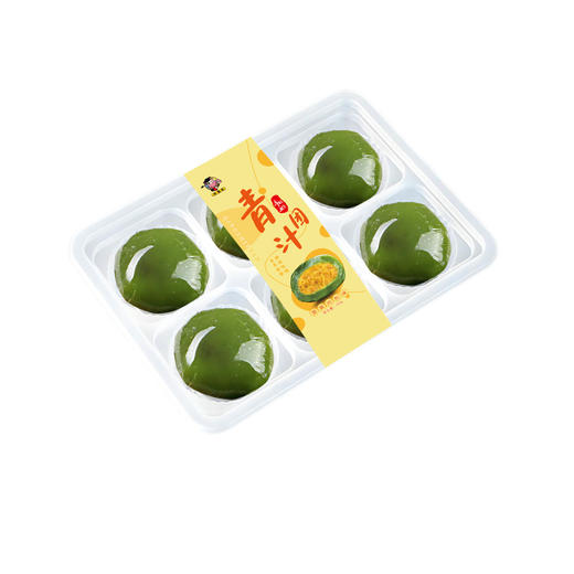 【秒杀】青汁团（青团） 300g/盒*6枚/盒*2盒装（蛋黄肉松味） 商品图2