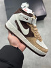 夏日特惠💰470 公司级 Nike Air Force 1 MID ’07 麂皮 咖啡豆配色 空军一号中帮休闲板鞋 商品缩略图0