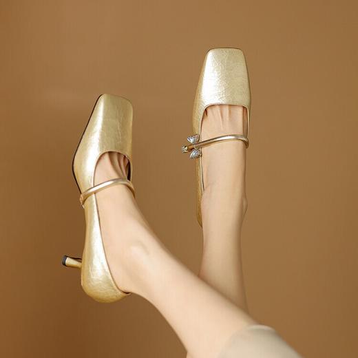 【预售5天】通勤玛丽珍，法式气质方头浅口单鞋DB&M5889 商品图2