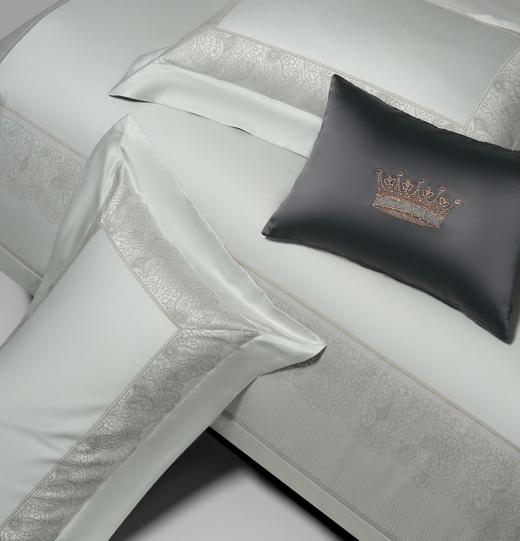 利路米家纺24年新款百支匹马棉四件套 艾琳（夏云灰） 商品图2