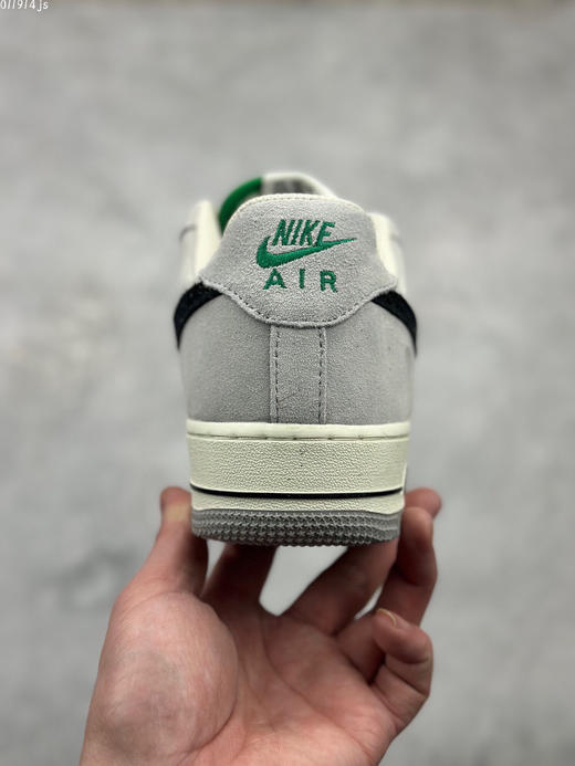 夏日特惠💰430 公司级 Nike Air Force 1 Low ’07 黑灰绿 配色 空军一号低帮休闲板鞋 商品图7