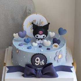 库洛米翻糖蝴蝶结蛋糕